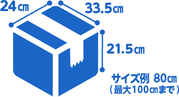 発送するダンボールのサイズについて